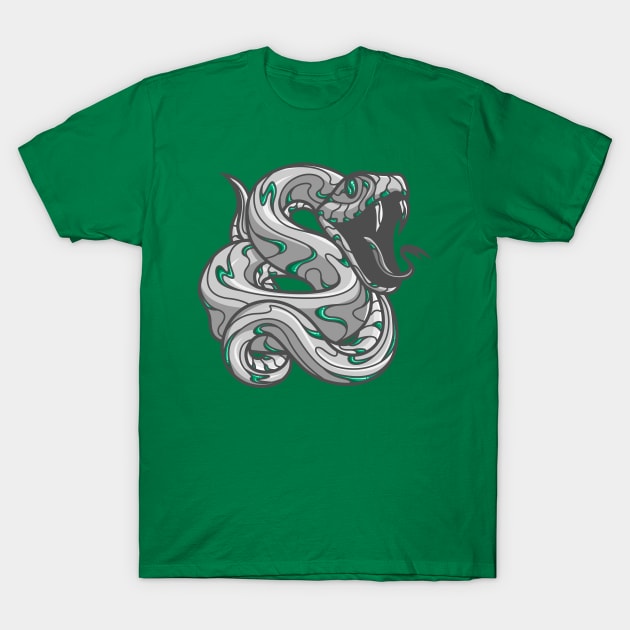silver and emerald serpent house of ambition T-Shirt by FamiFriki_V